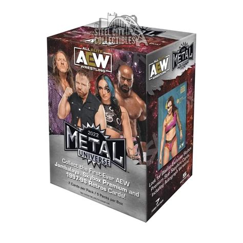 aew metal universe blaster box|aew metal universe box odds.